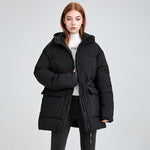 GWYNETH™ - Comfy Zip-Up Hooded Puffer Jacket