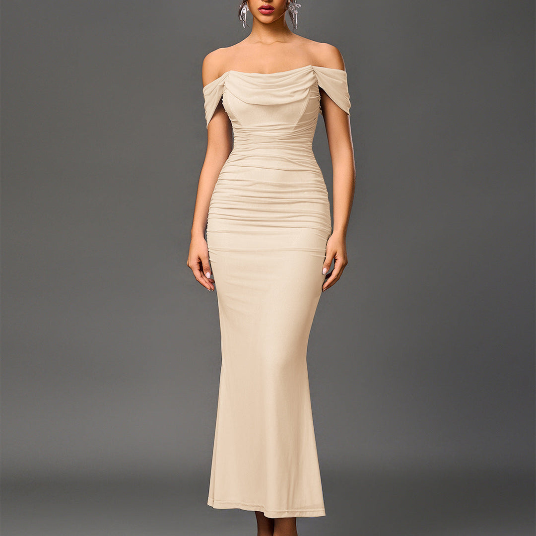 EUNOIA™ - Elegant Off Shoulder Backless Mermaid Dress